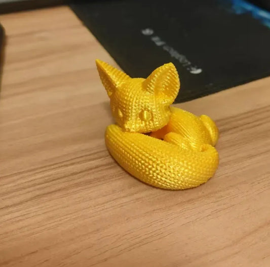 Knitted fox